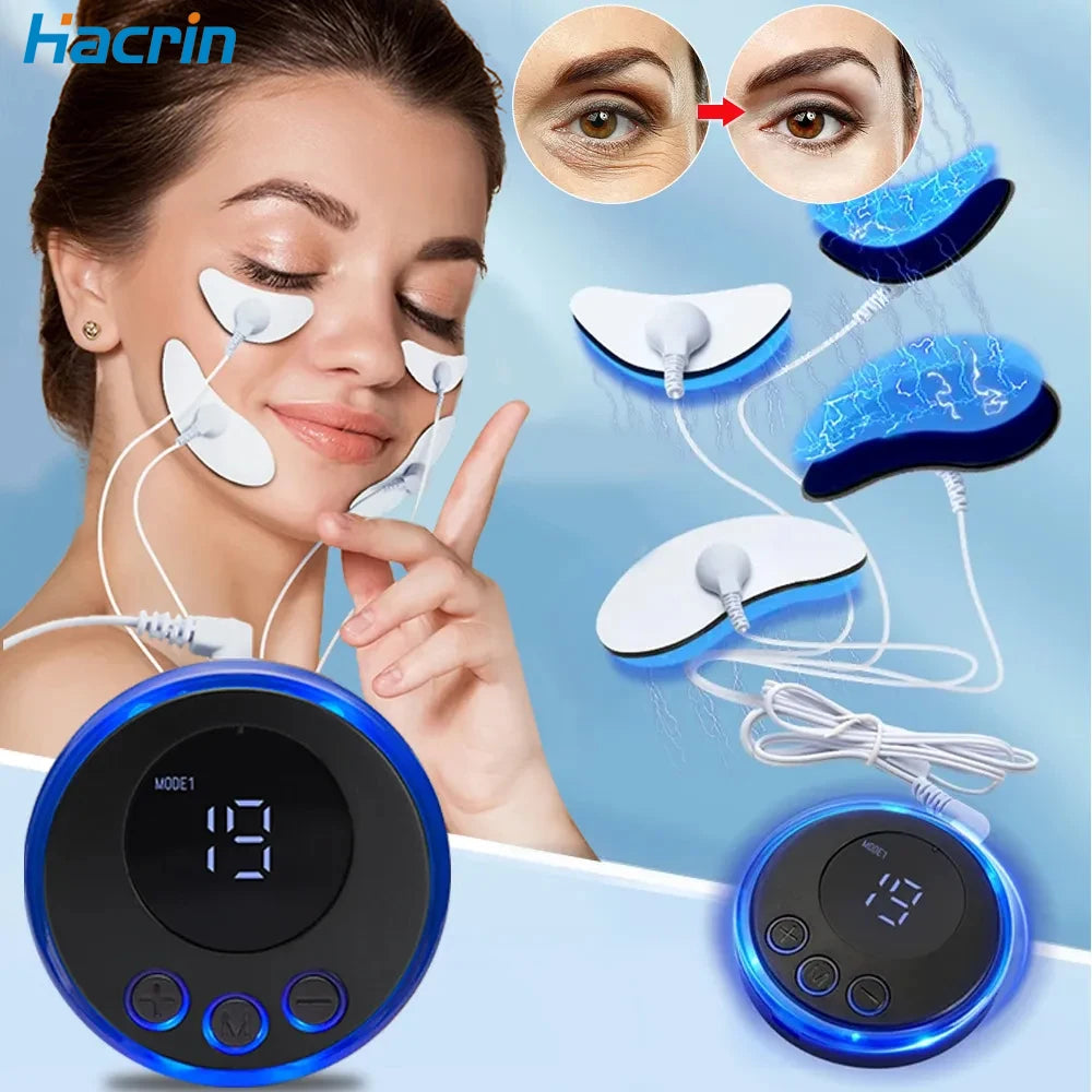 Massager for Face EMS Facial Massager Lifting Microcurrent V-Face Double Chin Remover Neck Lift Skin Tightening Anti-Wrinkle